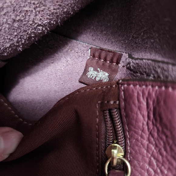 COACH Leather Colorblock Horse  & Carriage Handbag Purse - Picture 14 of 17